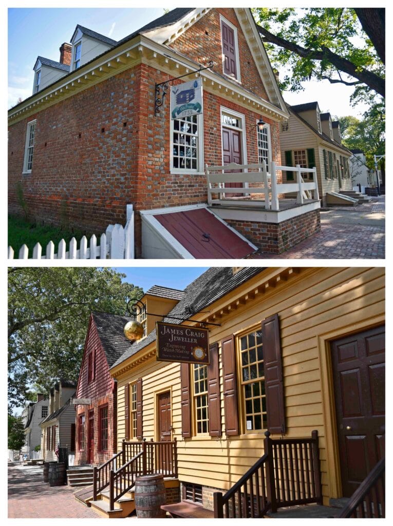 There is an abundance of historic structures in Colonial Williamsburg.