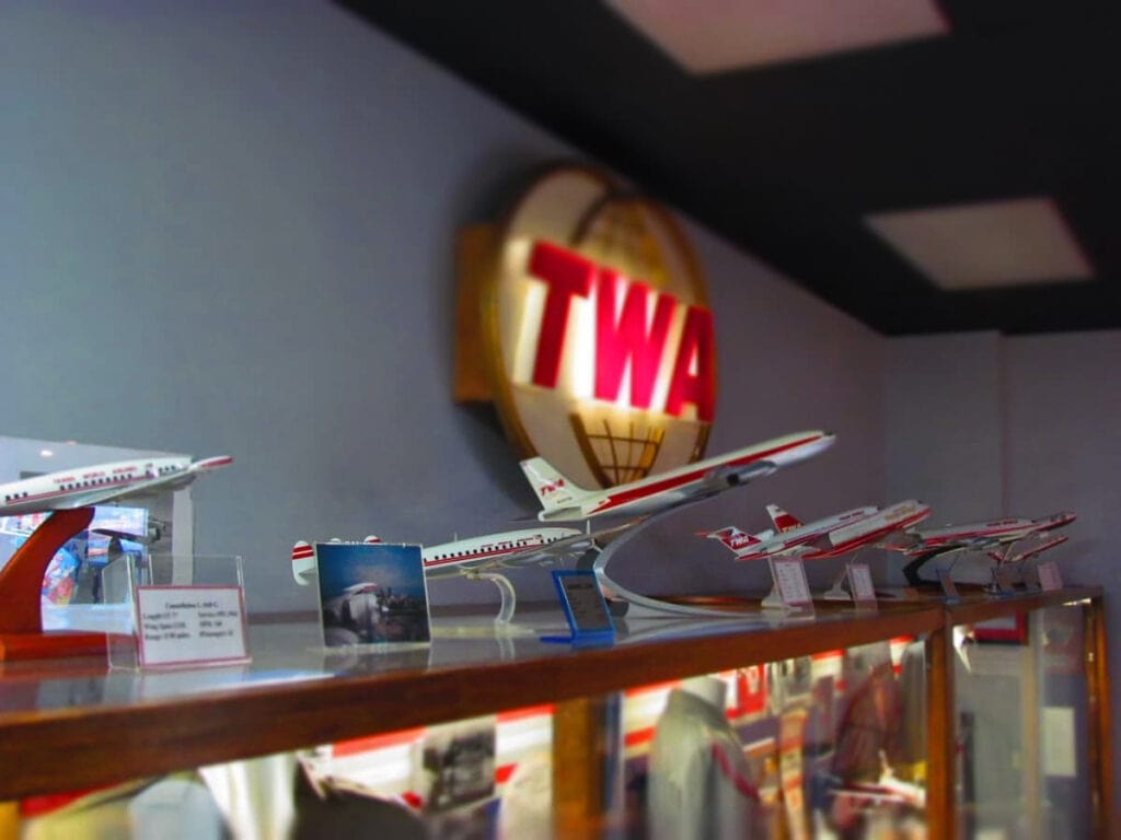 The TWA Museum covers 75 years of airline history.