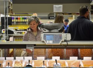 Crystal shops at Nifty Nut House.