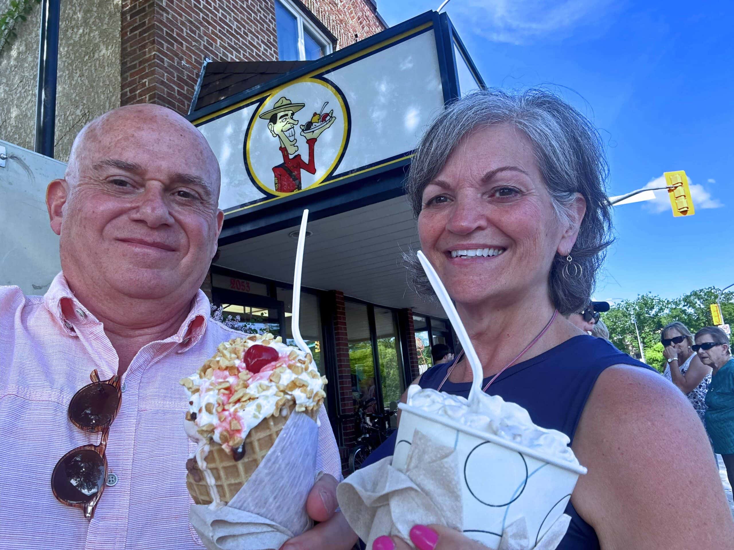 We wouldn't think of missing out on a creamy treat, like these from Sargent Sundae.