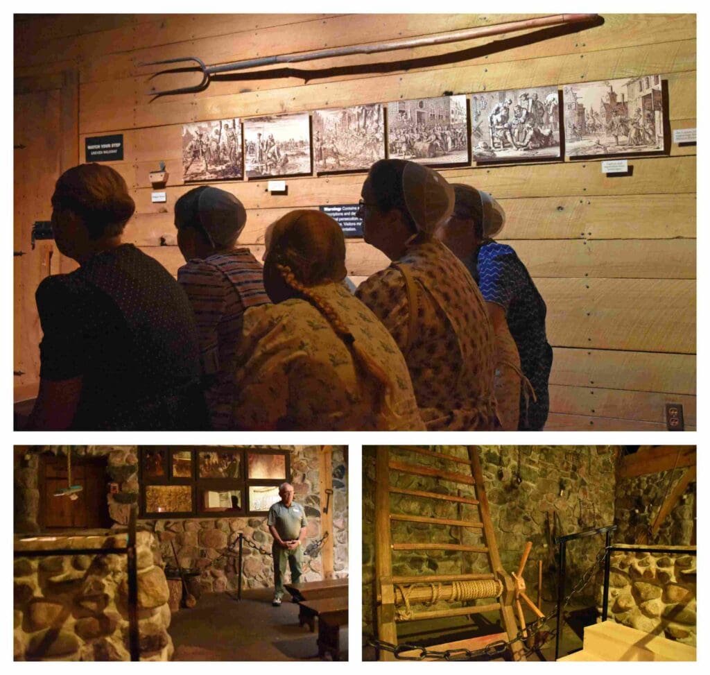 A visit to a recreated dungeon brings to light the persecution suffered by the Anabaptists in Europe.