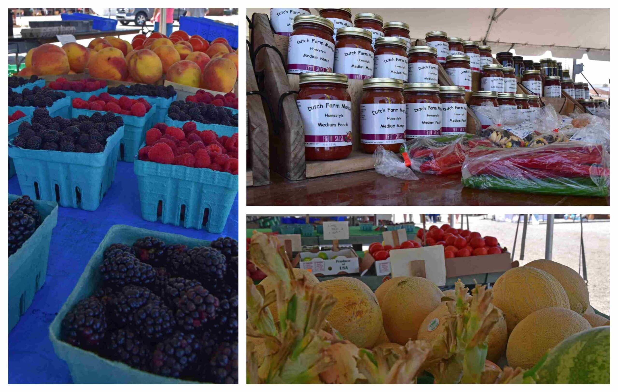 We found a variety of fresh food products at the Shipshewana Flea Market.