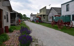 The grounds of the Fort Dodge Frontier Days festival.