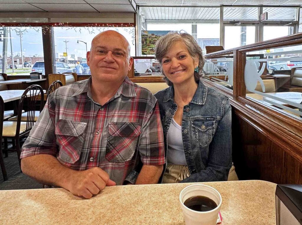 The authors pose for one last selfie before ending their Fort Dodge dining adventures.