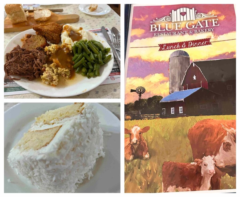 The Blue Gate serves up a taste of Shipshewana with hearty meals of Amish-style dishes.