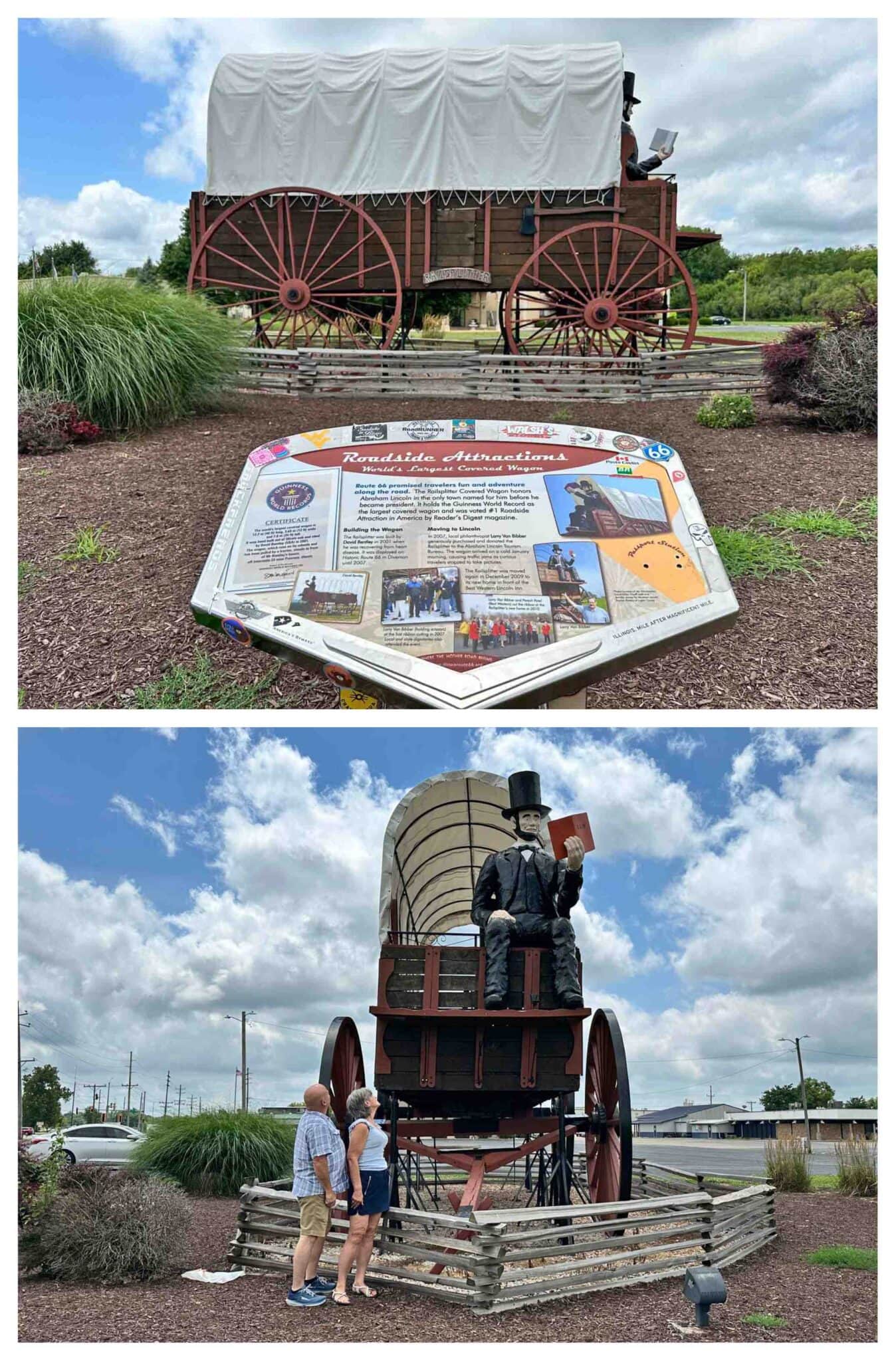 Railsplitter is the world's largest covered wagon.