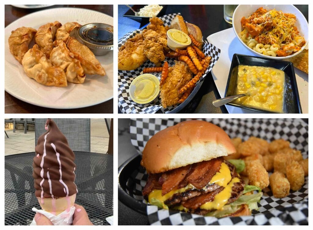 There are lots of local restaurants serving up local dishes.