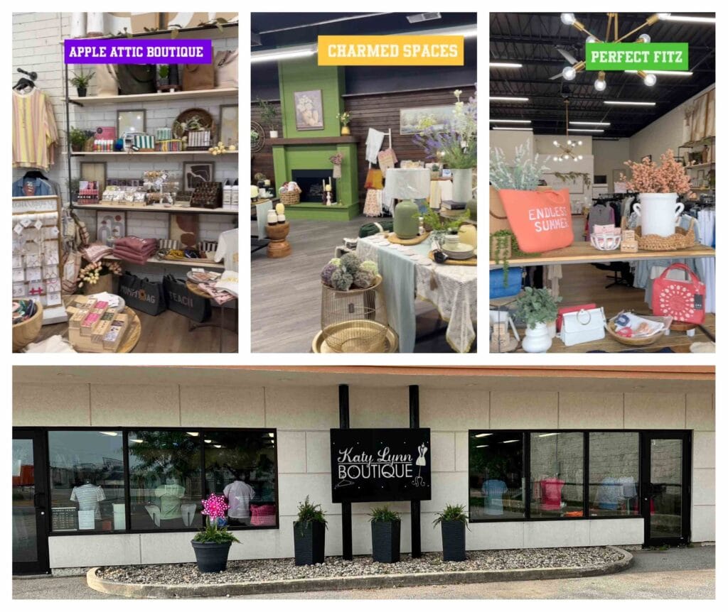 We discovered a variety of boutique shops in downtown Fort Dodge Iowa.