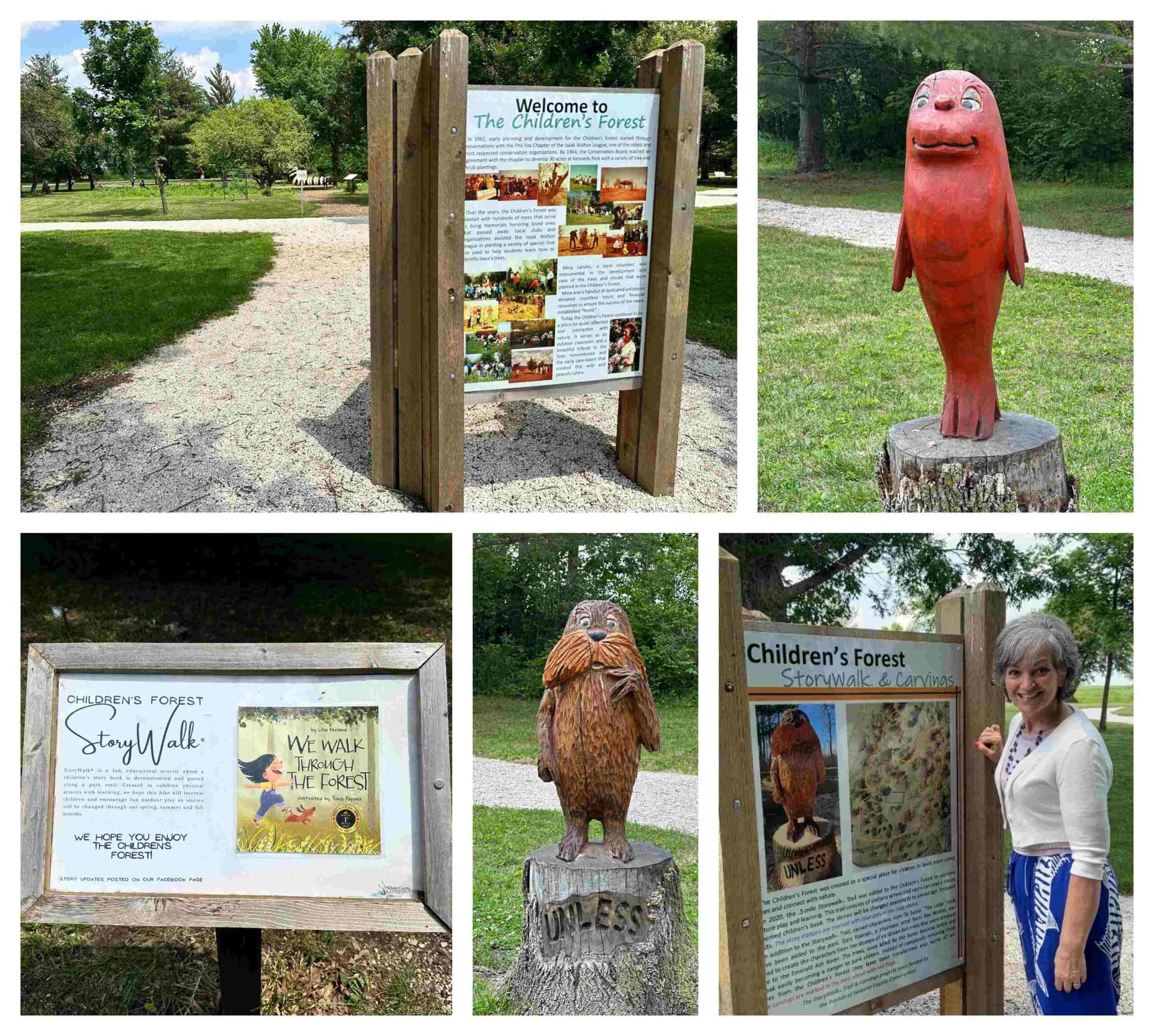 The local children's park has plenty to keep visitors busy.
