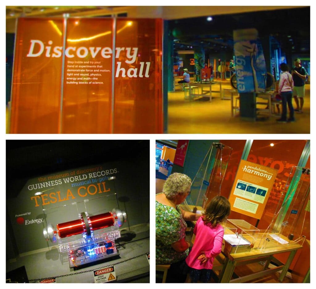 The Museum of Discovery, in Little Rock, has the world's largest musical Tesla coil.