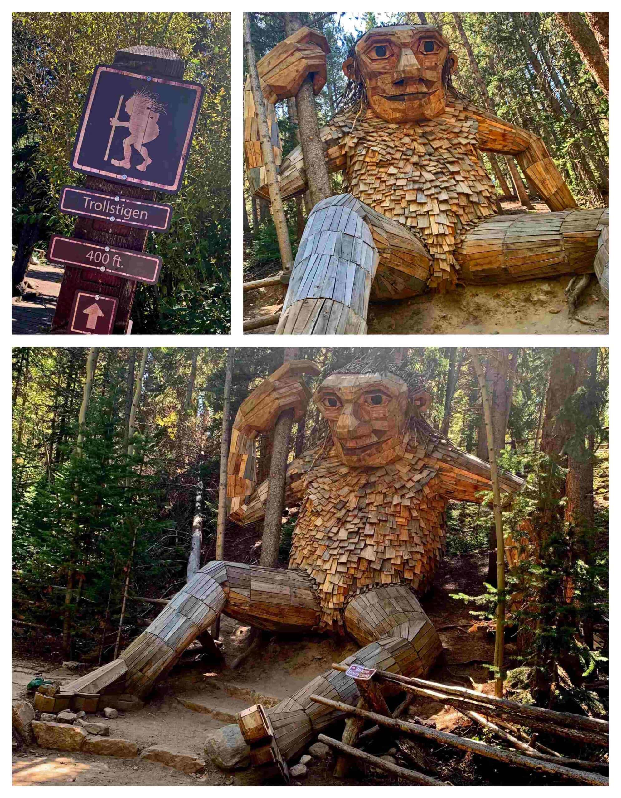 Isak Heartstone was our first Thomas Dambo troll that we discovered in Breckenridge, Colorado.