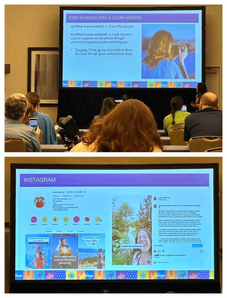 In-depth classes explained many of the key points of successful blogging.