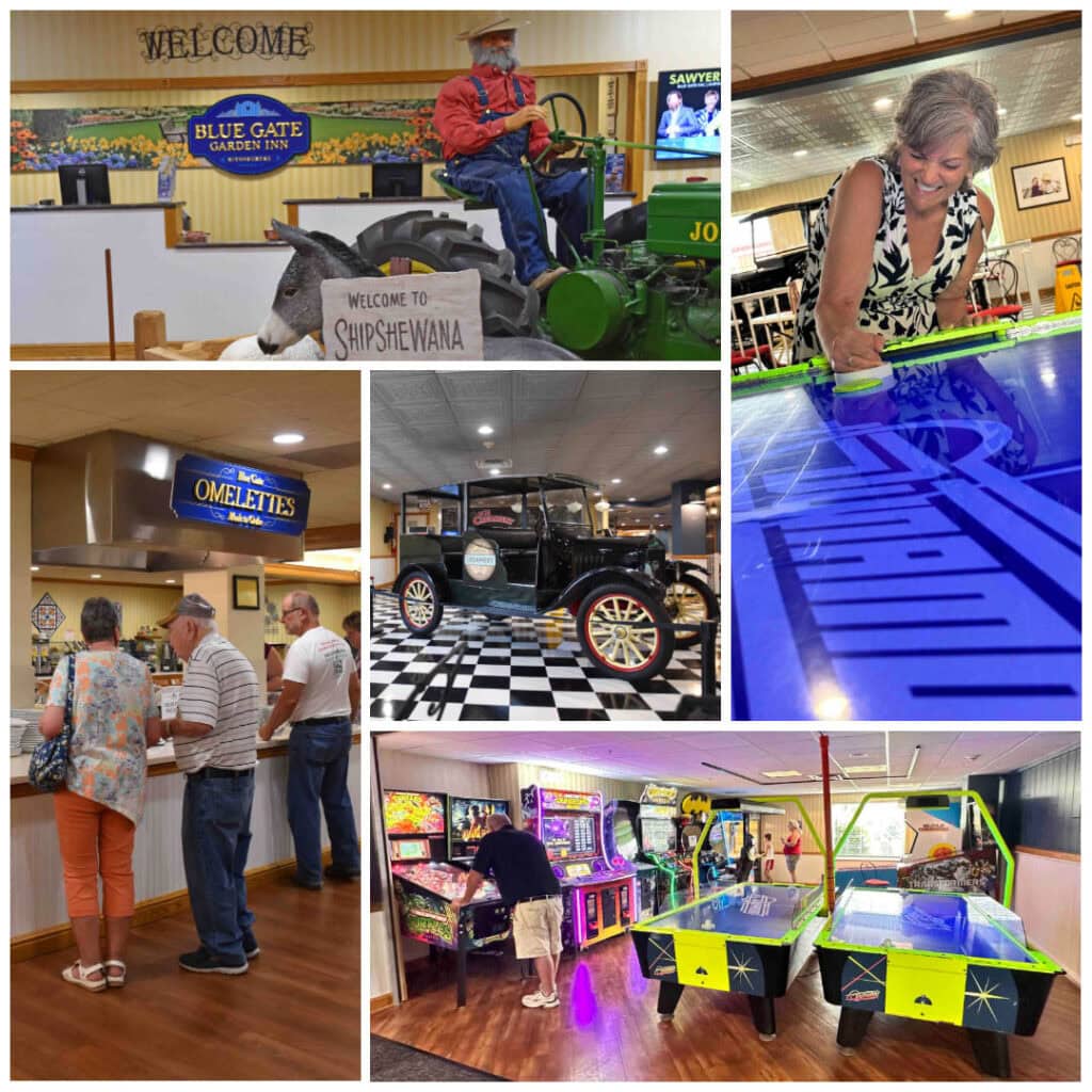 A stay at the Blue Gate Inn offers visitors entertainment and dining in a quiet, refreshing environment.