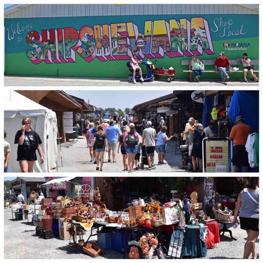 The Shipshewana Flea Market is a huge draw.