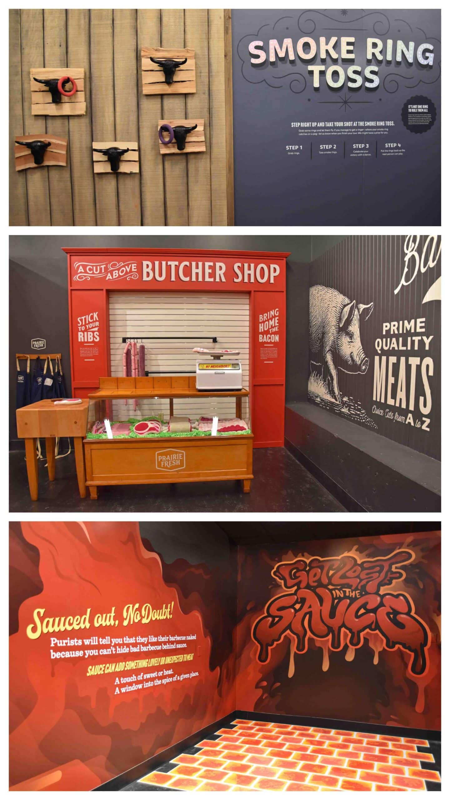 We discovered an array of hands-on exhibits at the Museum of BBQ.