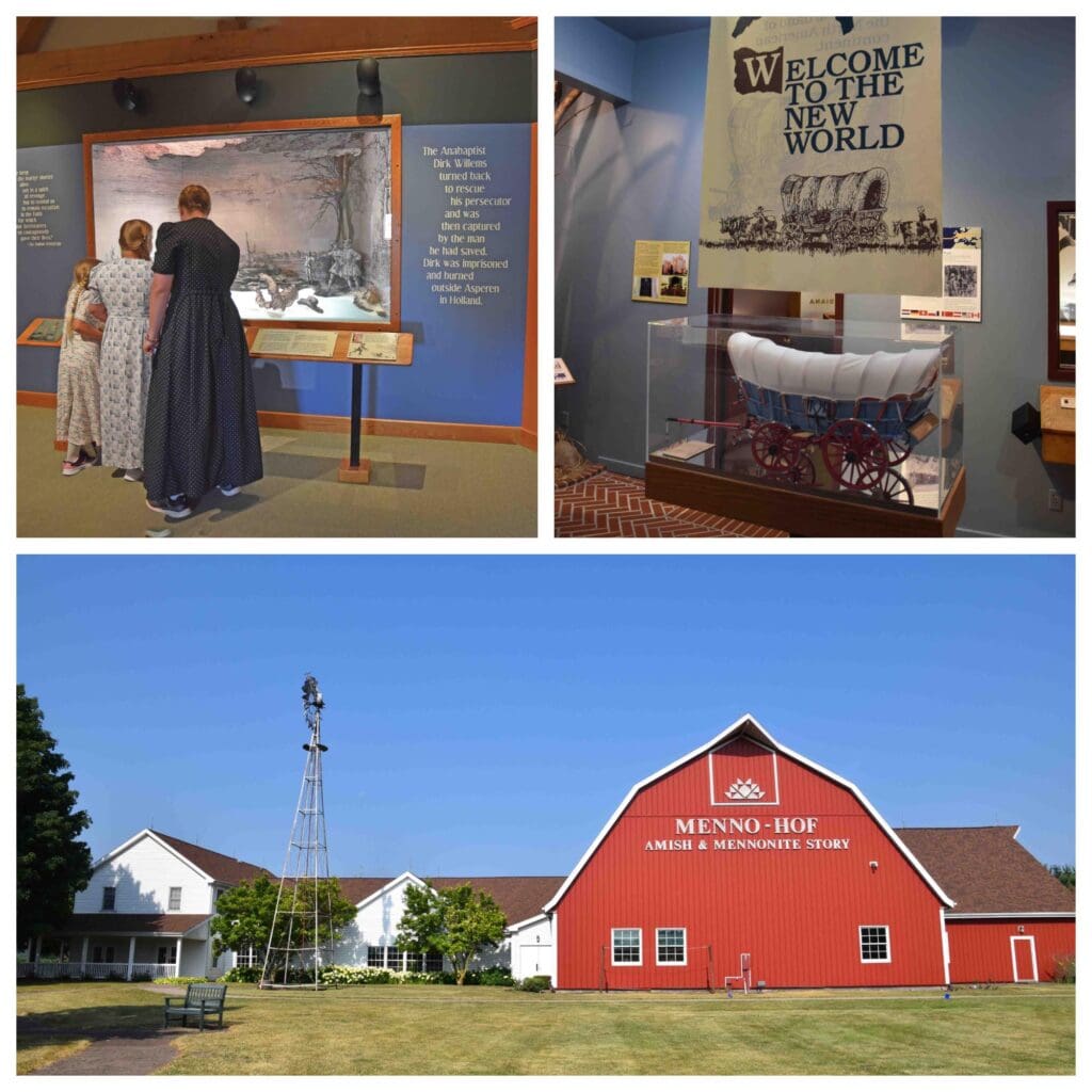 The Menno-Hof Museum teaches visitors the history of the Anabaptists both here and in Europe.