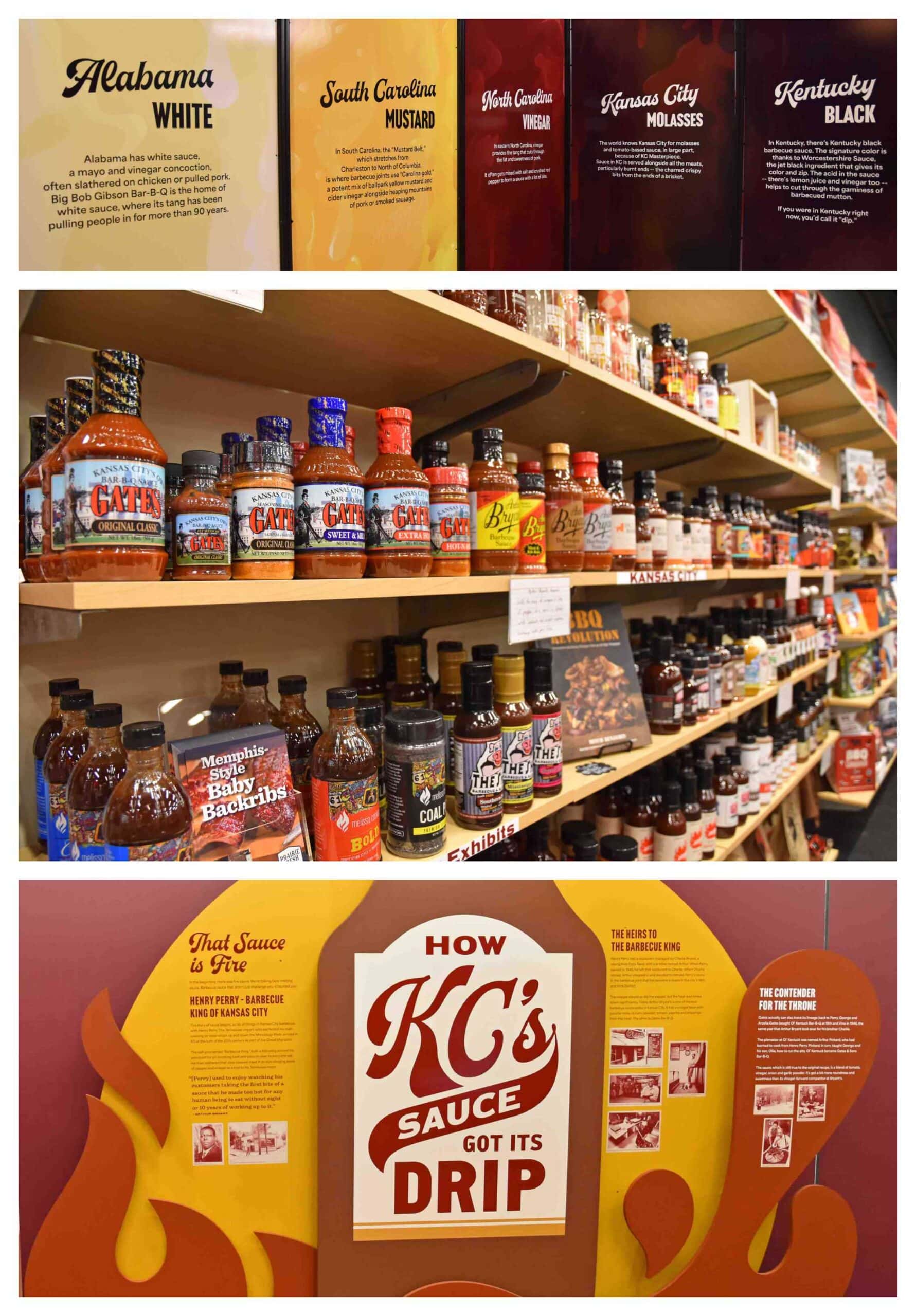 A wide range of sauces are used all across North America.