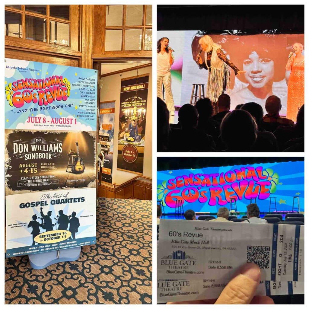 An evening at the Blue Gate Theater offers visitors a chance to see top-notch entertainment.