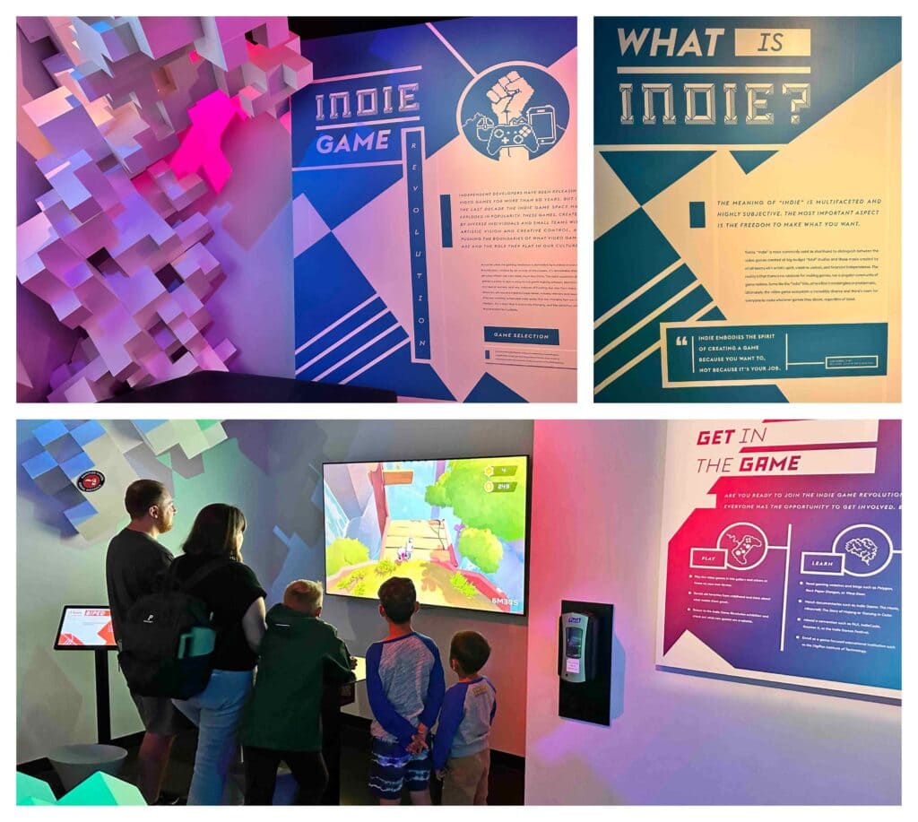 A traveling exhibit focused on Indie gaming.