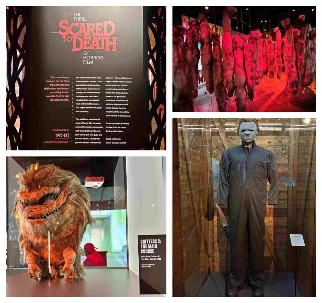 The horror exhibit explains why people enjoy being frightened.