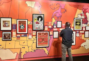 The Jimi Hendrix exhibit at the Museum of Pop Culture.