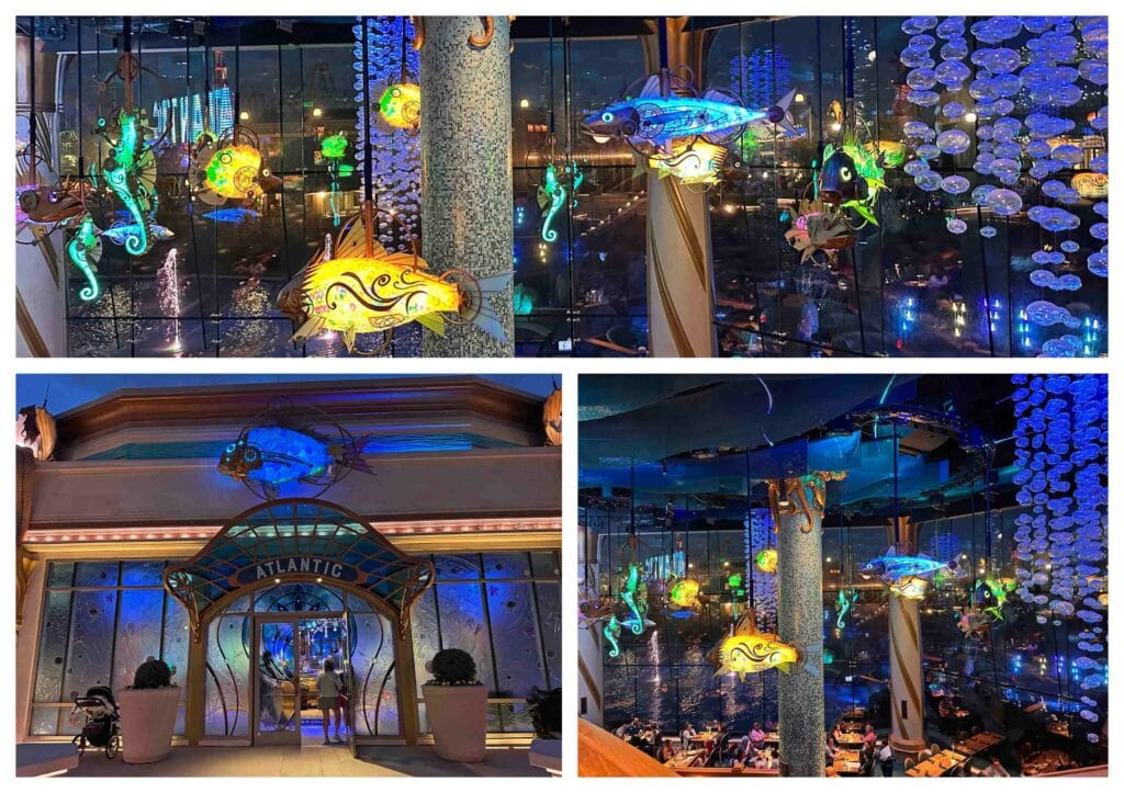 Atlantic is an underwater themed sit down restaurant in Celestial Park.