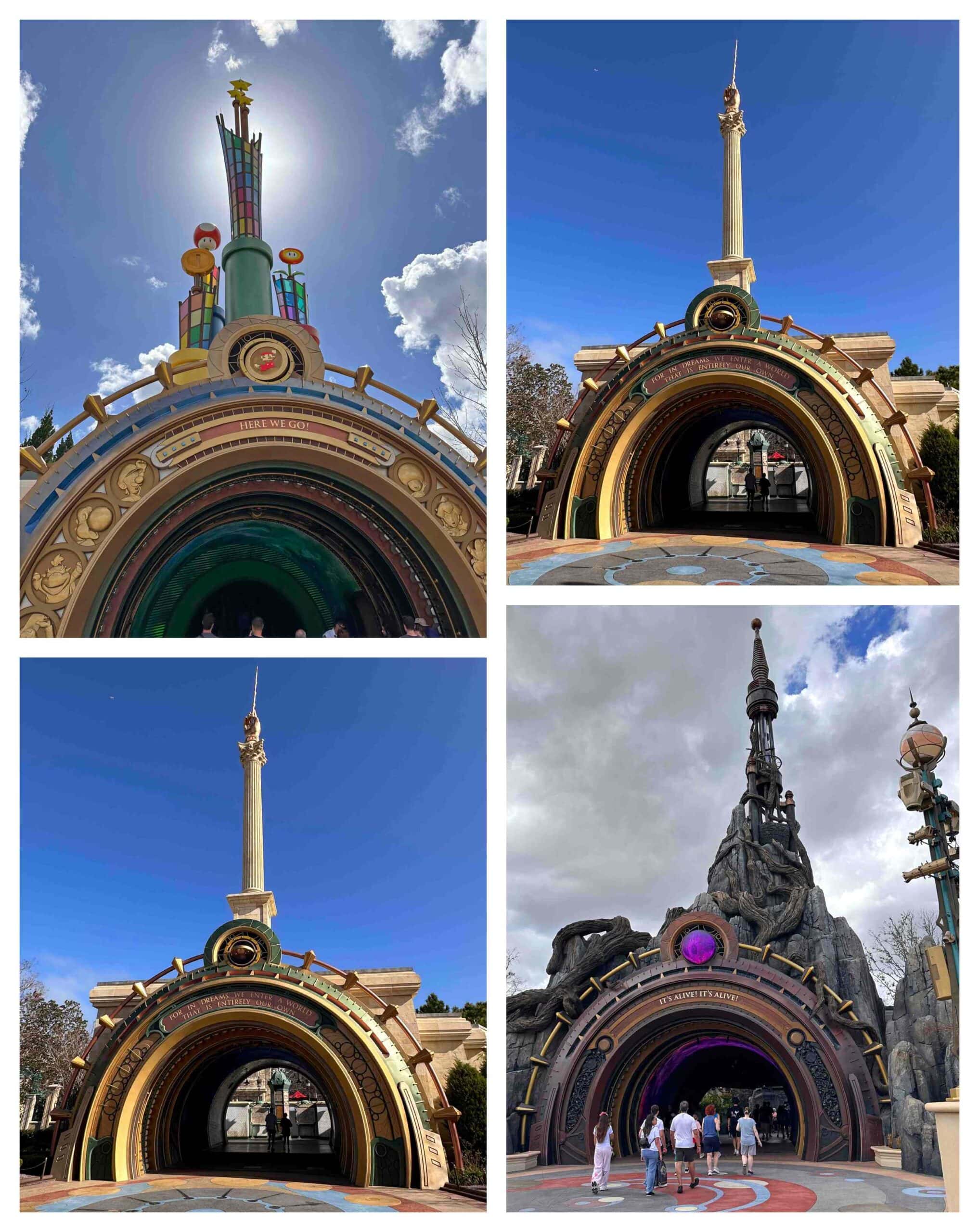 The four gates that lead to unique worlds.