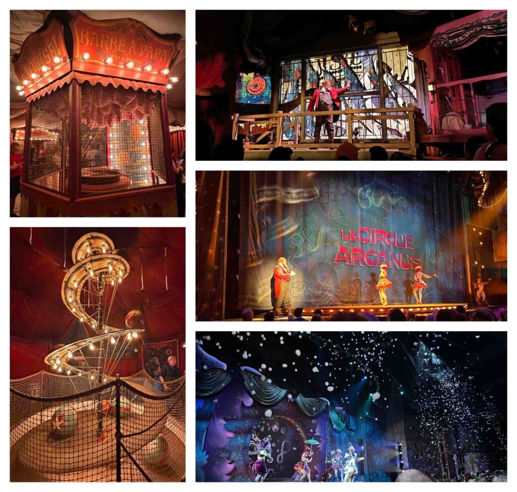 We loved exploring the exhibits at the circus show in Wizarding World.