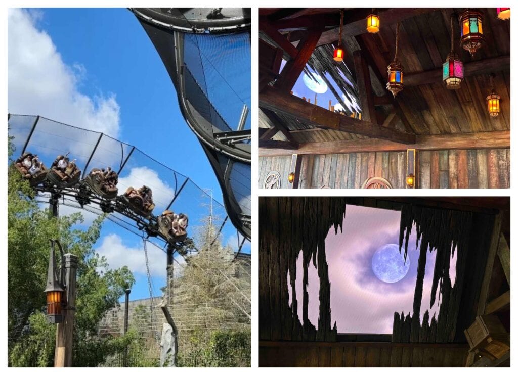 The Curse of the Were wolf is a thrill coaster ride at Epic Universe.