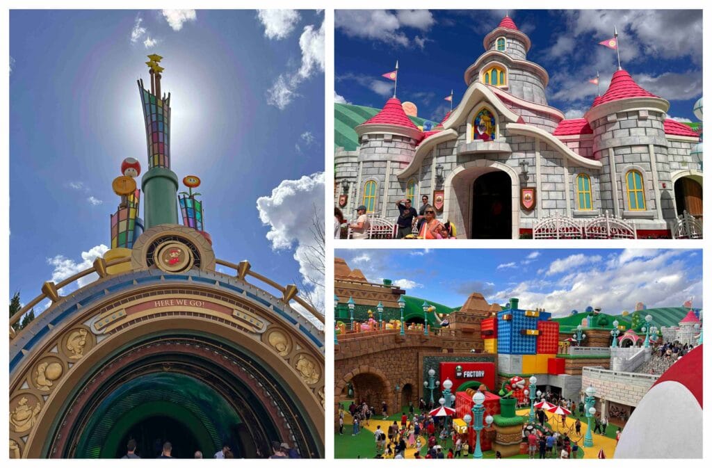 The Super Nintendo World gateway pulls visitors into a real life video game.