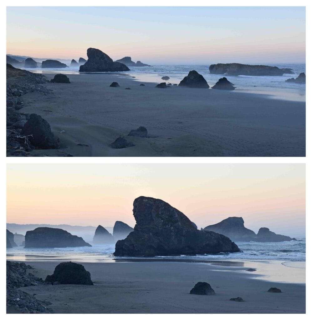 Shark Fin Rock is a natural feature that makes a great backdrop for selfies.