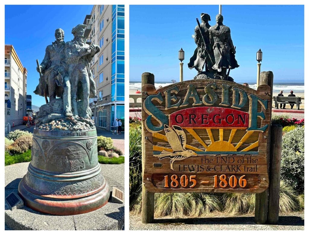 Seaside, Oregon, was the final stop for the Lewis and Clark Expedition.