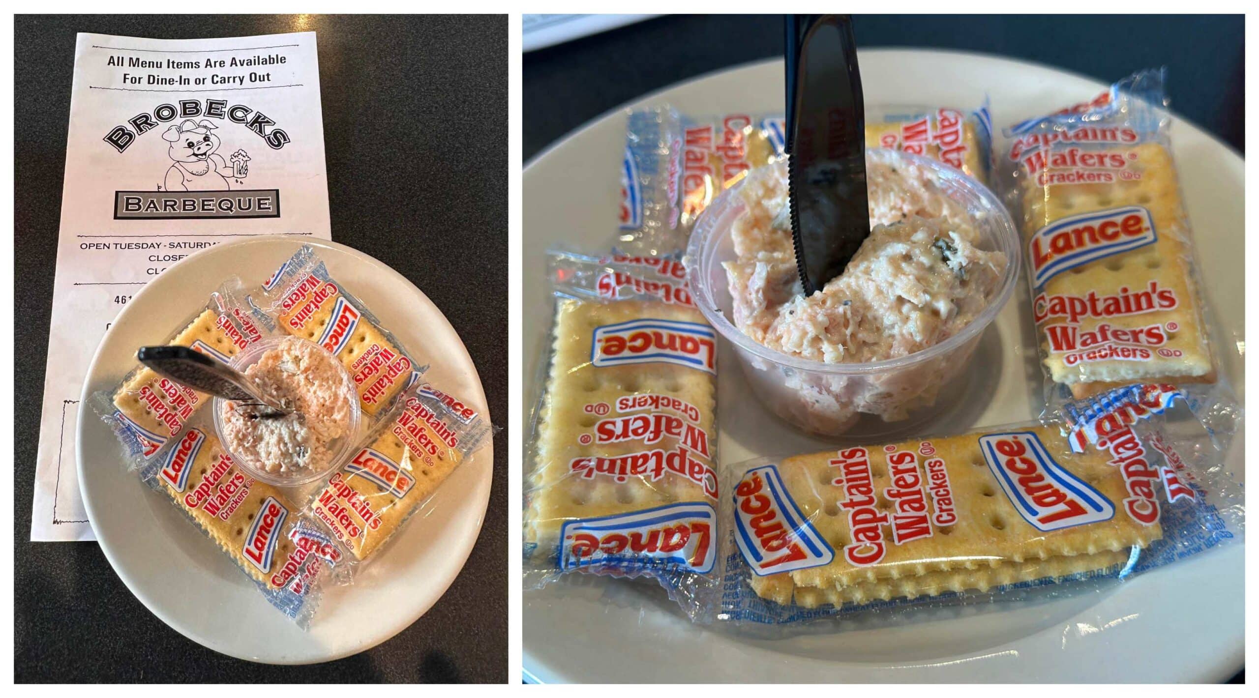 The ham salad was an unexpected menu item for a Kansas City BBQ joint.