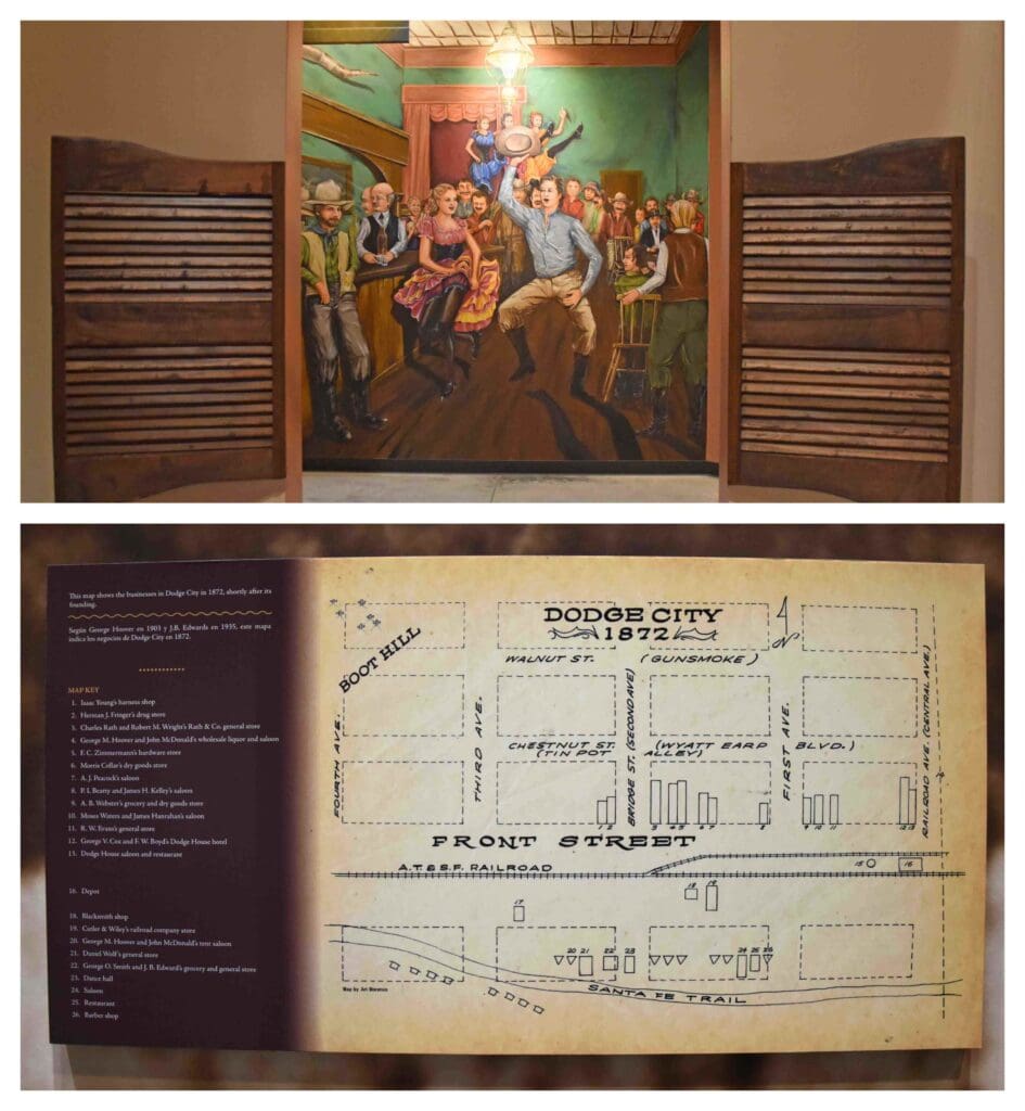 Dodge City was a town with two different experiences.