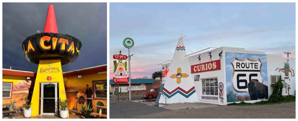 We did find some colorful businesses open and ready to welcome visitors.