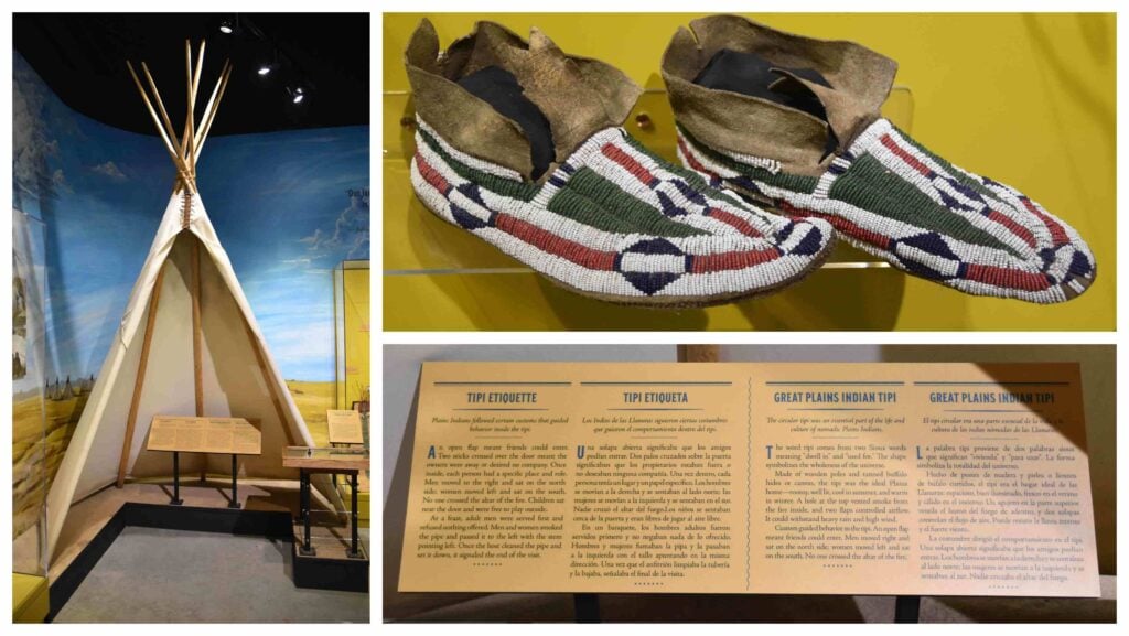 Visitors can learn about life in a tipi at Bott Hill Museum.