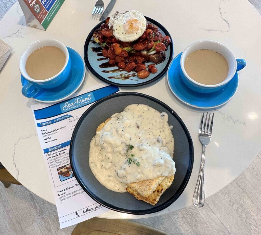 Our morning began with breakfast at Seafront Baking Company in Crescent City, California.